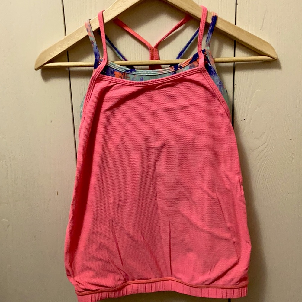 Ivivva Coral, Blue & Green Double Dutch Tank Top